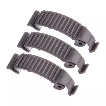 Защелкивающийся зажим для крышки воздушного фильтра LETAOSK серый пластик 3 шт.