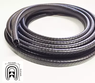 Защита для автомобильных дверей, защита для краев, U-образная обшивка, резиновое уплотнение, подходит для защиты от царапин, уплотнительная Накладка для большинства автомобилей