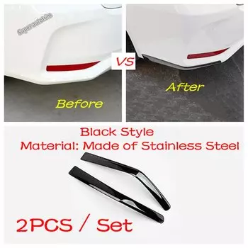 Защита переднего и заднего бампера автомобиля, угловая защита, накладка на противоударную полоску для Toyota Corolla 2019-2021, внешние аксессуары