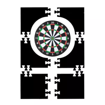 Защита для стен Dartboard, легкая задняя панель, квадратная задняя панель Dartboard, объемная легкая задняя панель