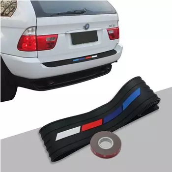 Защита для заднего бампера автомобиля, Резиновая Защитная полоса для багажника, устойчивая к царапинам для BMW M F20 E91 G30 E34 X5 E53 E90 E70