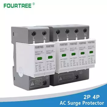Защита от перенапряжения Fourtree 2P/4P 10-60kA