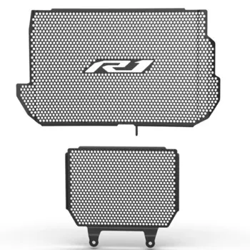 Защита радиатора для Yamaha YZF R1 2015-2016-2017-2018-2019-2020-2021-2022-2023-2024 мотоциклетная решетка радиатора и комплект защиты масляного радиатора