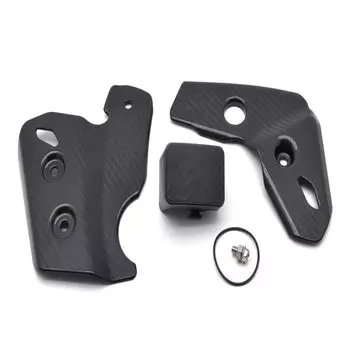 Защита рамы мотоцикла для Kawasaki KLX250 KLX250S D-TRACKER / X 1993-2017 2018 2019, Защитные Чехлы, карбоновый дизайн