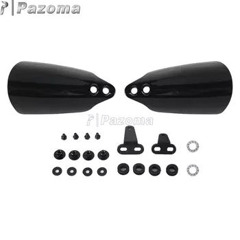 Защита ручки мотоцикла, черная защита для рук для Harley Dyna Street Bob Wide Super Glide Low Rider Sportster Softail 96-17