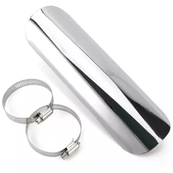 Защита выхлопной трубы мотоцикла, теплозащитный экран, защита глушителя, противоожоговая крышка, подходит для Harley Honda Yamaha Custom