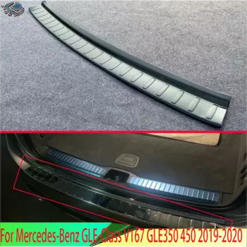 Защита заднего бампера из нержавеющей стали для Mercedes-Benz GLE-Class V167 GLE350 450 2019-2020