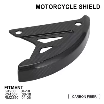 Защита заднего диска Funparts для KAWASAKI KX250F 2004-2018 KX450F 2006-2018 SUZUKI RMZ250 2004-2006, детали мотоцикла из углеродного волокна
