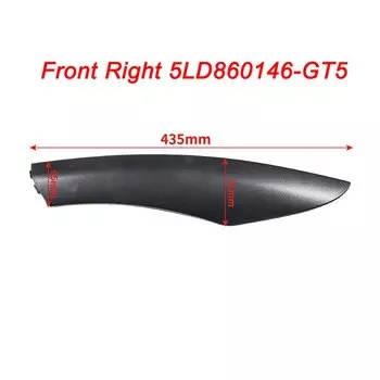 Защитная крышка багажника на крышу, конец направляющей для Skoda Yeti SUV 2009-2018 5LD 860145 /146/149/150-GT5 Передний/Задний