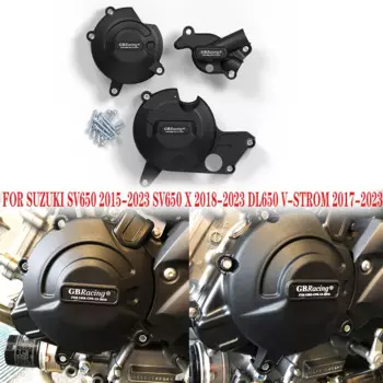 Защитная крышка двигателя для SUZUKI SV650 2015-2023 и SV650 X 2018-2023 и DL650 V-STROM 2017-2023