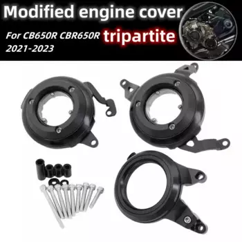 Защитная крышка двигателя из алюминиевого сплава для HONDA CB650R CBR650R 2021-2023