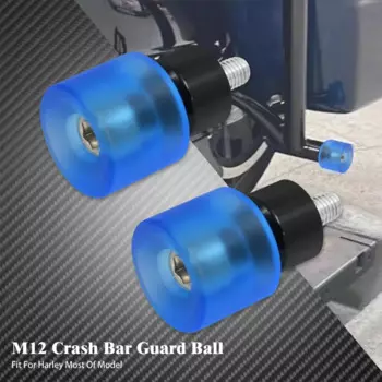 Защитная крышка двигателя мотоцикла, бампер, защита от столкновений, мяч M12 для Harley Softail Fat Boy Touring Road King Sportster