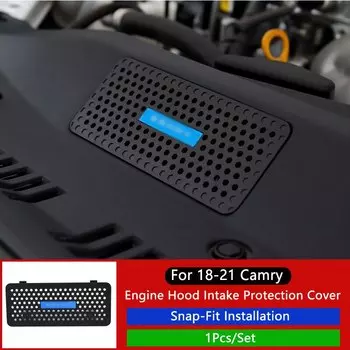Защитная крышка воздухозаборника двигателя автомобиля для Toyota Camry 18-24, крышки воздухозаборника двигателя, защитная наклейка, аксессуары для интерьера