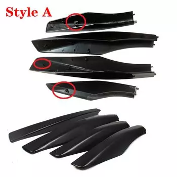 Защитная накладка из АБС-пластика для багажника на крышу Lexus RX350, RX400h, RX330, 2003-2005, 2006, 2007, 2008, 2009, черного цвета, 4 шт.