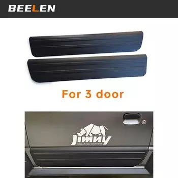 Защитная накладка на дверь для Suzuki Jimny JB64 Sierra JB74W 2019 2025 3 двери 5 дверей ABS запасные аксессуары