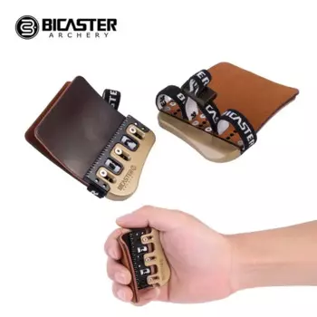 Защитная накладка на палец для стрельбы из лука Bicaster, накладка на палец, левый/правый лук, охотничий аксессуар