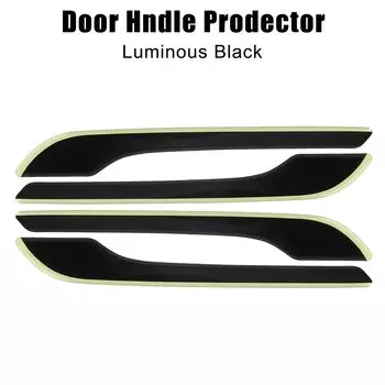 Защитная наклейка, крышка дверной ручки, автостайлинг, аксессуары, автомобильная наклейка, 2022, комплект светящейся ручки для Tesla Model 3 Model Y