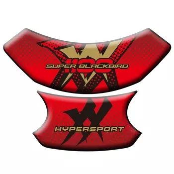 Защитная наклейка на бак мотоцикла, наклейка из рыбьей кости, 3D защитная наклейка на бак для Honda CBR1100XX Blackbird 1996-2008