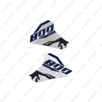 Защитная наклейка на боковой топливный бак мотоцикла для CFMOTO 800MT 2024, комплект 3D наклеек из эпоксидной смолы