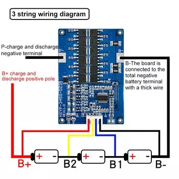 Защитная плата литиевой батареи 35 А