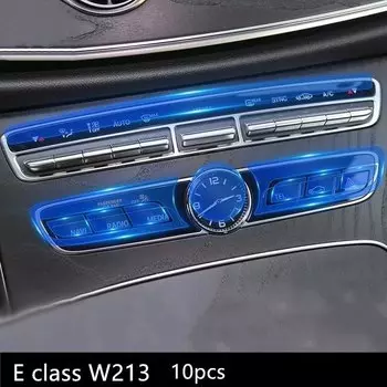 Защитная пленка для экрана центральной консоли автомобиля для Mercedes Benz C E Class W205 W213 GLC X253, наклейки для предотвращения царапин