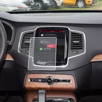 Защитная пленка для экрана из закаленного стекла для Volvo S90 XC90 V90 2017-2024, автомобильный 8,7 дюймовый GPS-радио-навигатор с защитой от царапин