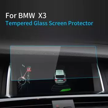 Защитная пленка для экрана из закаленного стекла для BMW X3, X4, F25, F26, 2011-2017, Автомобильный интерьер, GPS-навигация, ЖК-экран с защитой от царапин