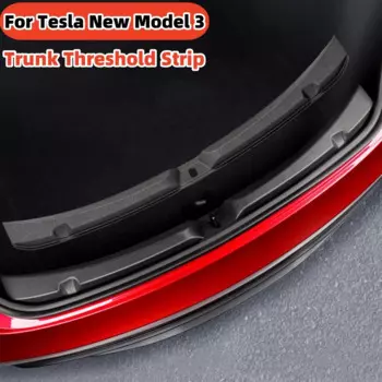 Защитная пленка для багажника для Tesla New Model 3 Highland 2024, коврик против царапин, задний грузовой порог, накладка на порог, бампер, органайзер, накладка