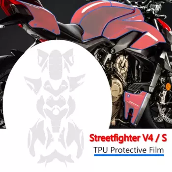 Защитная пленка для Ducati Streetfighter V4S V4, невидимый чехол для автомобиля, ТПУ Защитная пленка против царапин для мотоцикла