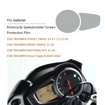 Защитная пленка для мотоцикла, защитная пленка для экрана, наклейка для TRIUMPH STREET TRIPLE S SPEED DAYTONA 675, Stree Triple R