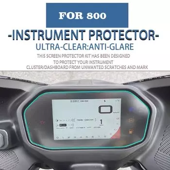 Защитная пленка для приборной панели QJMOTOR Race 800, устойчивая к царапинам и водонепроницаемая прозрачная декоративная наклейка