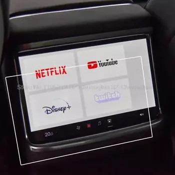 Защитная пленка для заднего климатного сенсорного экрана из закаленного стекла для Tesla Model S Model X 2022 2023 8-дюймовая защитная пленка для сенсорного экрана HD