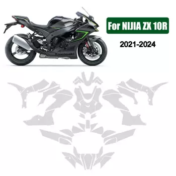 Защитная пленка из ТПУ для мотоцикла Kawasaki ZX 10R, аксессуары для защиты от царапин, обтекатель для краски тела, подходит для модификации ZX 10R