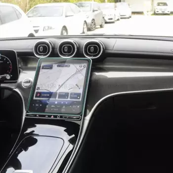 Защитная пленка из закаленного стекла для экрана Mercedes Benz GLC 260 300 2023 2024, центральное радио автомобиля, GPS-навигация, защита от царапин