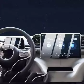Защитная пленка из закаленного стекла для BYD Dolphin 2024, 2025, 12,8 дюйма, ЖК-дисплей, GPS-навигация и аксессуары для пленки на приборной панели