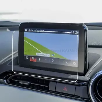 Защитная пленка из закаленного стекла для Mazda Connect CX-3 MX-5 2016-2020, 7-дюймовый автомобильный навигационный дисплей, защита от царапин