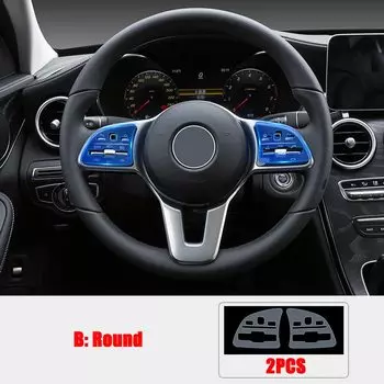 Защитная пленка на кнопки руля автомобиля для Mercedes Benz A B C E S G CLA GLE GLC CLS GLS Class W177 W247 W205 W213 C118 W167