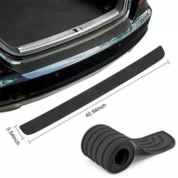 Защитная полоса для заднего бампера автомобиля, защита от царапин, противовзрывная резиновая защита багажника, входная дверь, нескользящая защитная полоса для бампера автомобиля