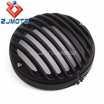 Защитная решетка для фар 5 3/4 дюйма, передняя панель для Harley Touring Trike 09-Up Sportster XL 883 1200 04-14 Cafe Racer Chopper