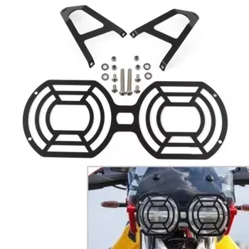 Защитная решетка для фар мотоцикла для Moto Guzzi V85 TT 2018 2019 2020 2021 2022, черный