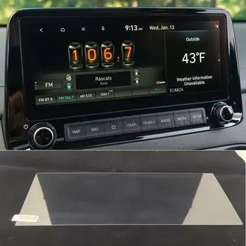 Защитное стекло из закаленного стекла для Hyundai KONA Kauai 2021, 10,25, автомобильное інформационное радио, GPS-консоль, навигация
