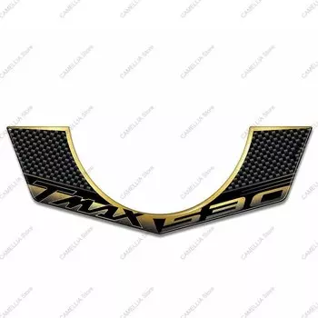 Защитные наклейки для зоны мотоцикла, 3D эпоксидная смола, водостойкая Золотая наклейка T-Max 530, мотоциклетная наклейка для T-Max 530 2012 2016