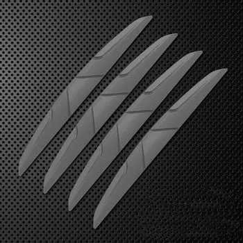 Защитные наклейки на края автомобильной двери, защита от столкновений, силиконовые защитные накладки на боковые края автомобиля, защитная полоса