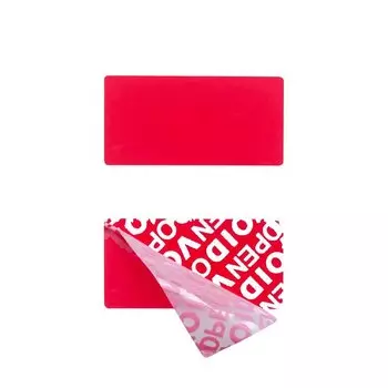 Защитные наклейки ZHOUYAN 40x20 мм, красные, 100 шт.