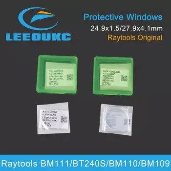 LEEOUKC 10 шт./лот Raytools волоконный лазер Защита объектива Windows 27,9x4,1 1064nm 211LCG0037 24,9x1,5 мм 211LCG0020 для BM111/BT240S