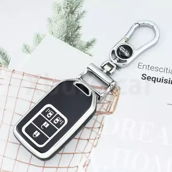 Защитный чехол для автомобильного брелка для Honda Stepwgn Elysion Civic Fit Accord Pilot CRV HR-V MPV EX OdysseyTPU чехол для автомобильного ключа
