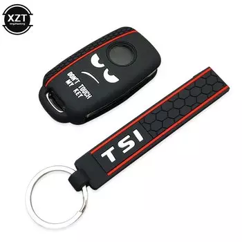 Защитный чехол для автомобильного ключа для Volkswagen Polo Passat b5 golf 4 5 6 MK5 MK6 Eos Bora Beetle TSI, силиконовый чехол, новый дизайн
