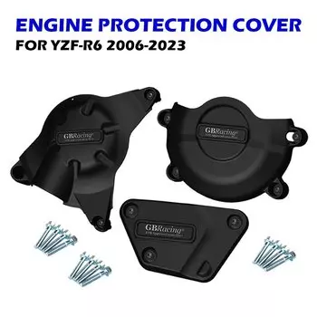 Защитный чехол для крышки двигателя мотоцикла, чехол GB Racing для YAMAHA R6 2006-2024 GBRacing, чехлы для двигателя