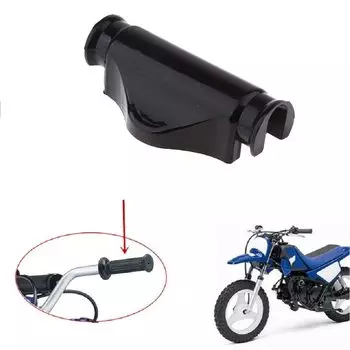 Защитный чехол для руля мотоцикла Yamaha PW50 PW 50 1991-2017 2014 2015 2016, черная резиновая ручка