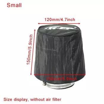 Защитный чехол для воздушного фильтра R-EP, пыленепроницаемый, водонепроницаемый, маслостойкий, универсальный, с высоким потоком воздуха, черный